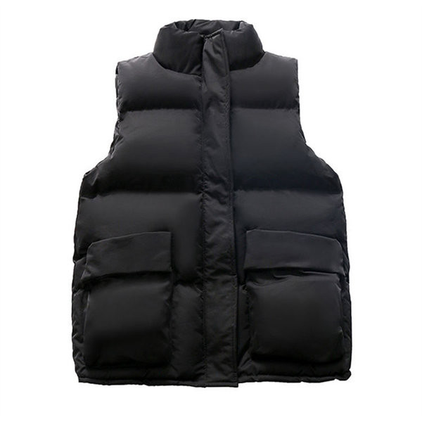 Őszi-téli mellény nagy zsebekkel