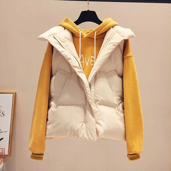 Női alkalmi mellény magas gallérral és cipzárral