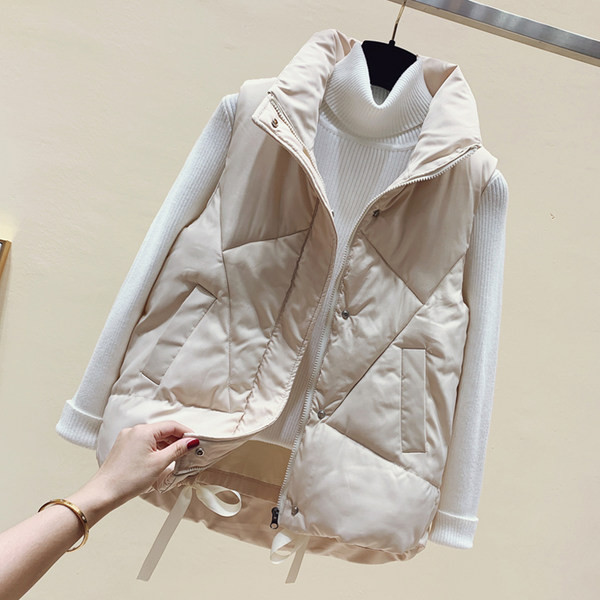 Napi mellény gombokkal és cipzárral