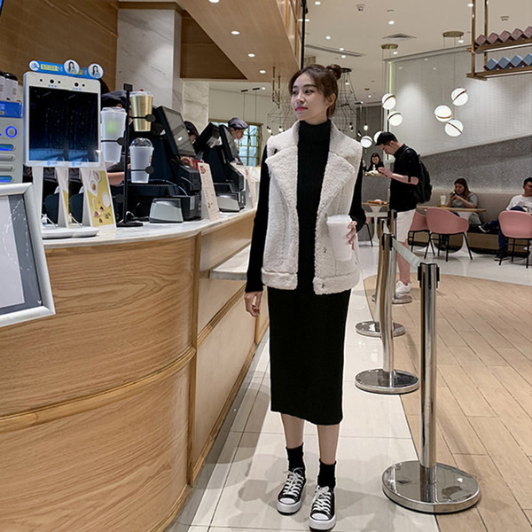 Női mellény gombokkal és zsebekkel - többféle színben