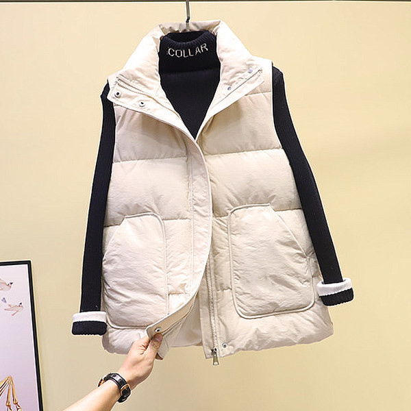 Νέο μοντέλο γυναικείου γιλέκου με τσέπες - πολλά χρώματα