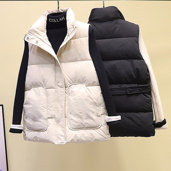 Νέο μοντέλο γυναικείου γιλέκου με τσέπες - πολλά χρώματα