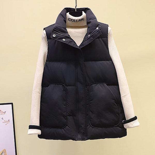 Νέο μοντέλο γυναικείου γιλέκου με τσέπες - πολλά χρώματα