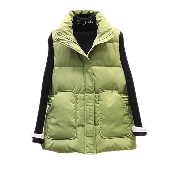 Νέο μοντέλο γυναικείου γιλέκου με τσέπες - πολλά χρώματα