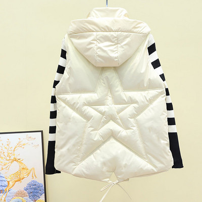 Vabaaja naiste vest kapuutsi ja lipsudega