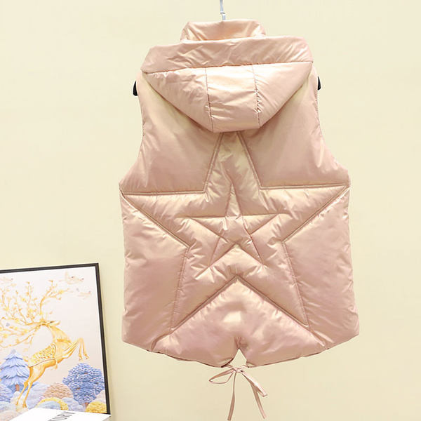 Vabaaja naiste vest kapuutsi ja lipsudega