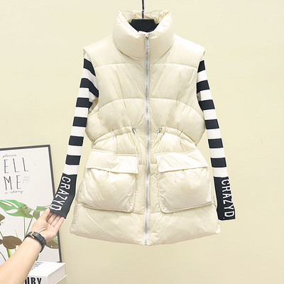 Kõrge kraega vabaaja naistevest - kolme värvi