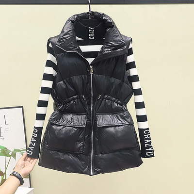 Kõrge kraega vabaaja naistevest - kolme värvi