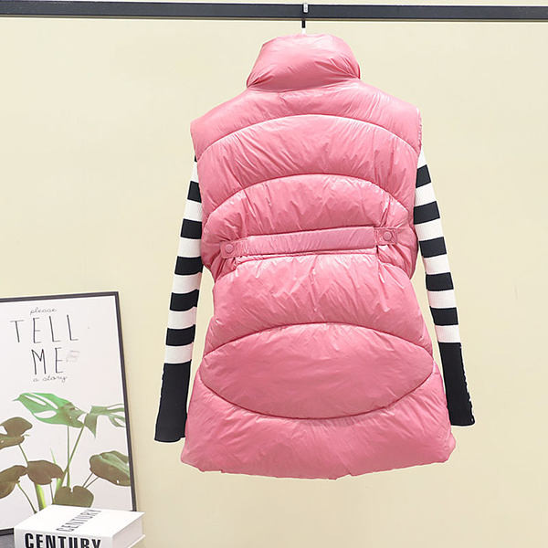 Kõrge kraega vabaaja naistevest - kolme värvi