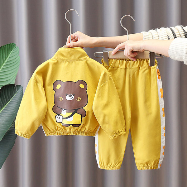 Ανοιξιάτικο σετ για αγόρια με επιγραφή και εφαρμογή