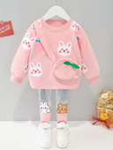 Moodne komplekt tüdrukutele sääristest ja pluusist - mitme mudeliga