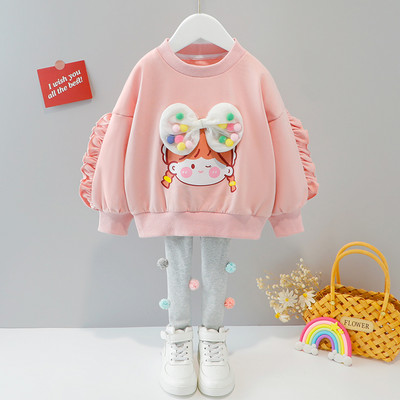 Moodne komplekt tüdrukutele sääristest ja pluusist - mitme mudeliga