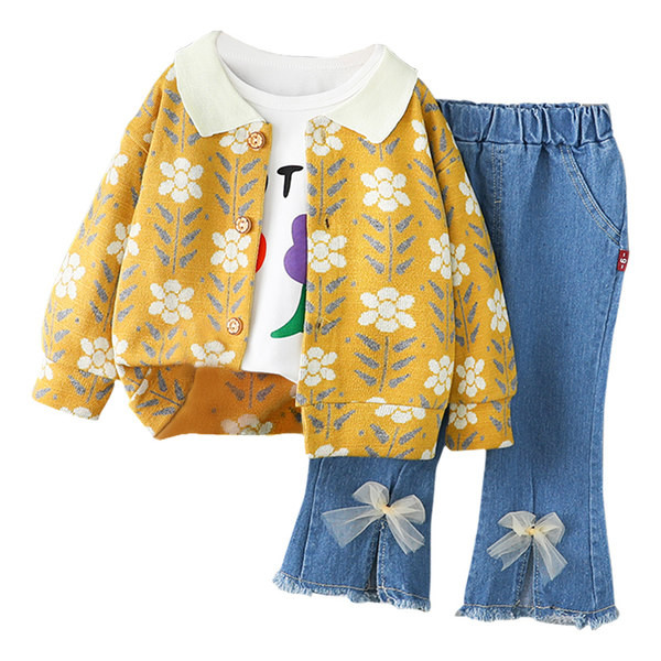 Új modell három részből álló gyerek szett lányoknak