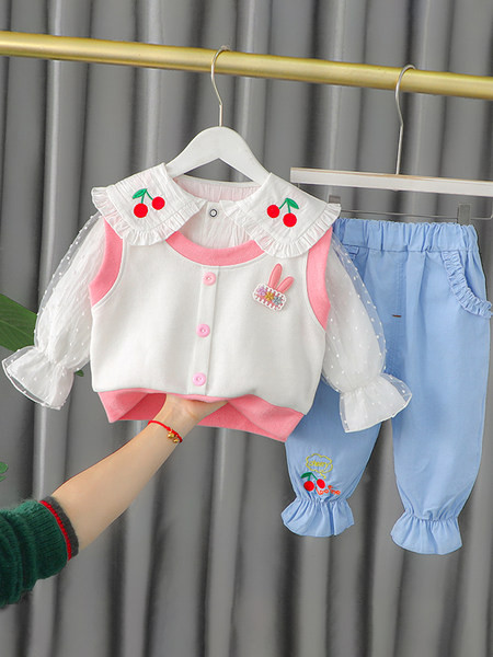 Három részből álló gyerekkészlet egy lánynak