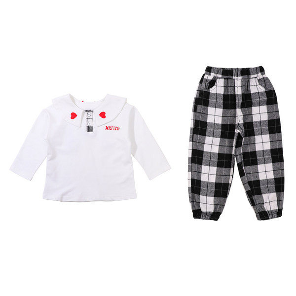 Παιδικό σετ με επιγραφή σε ροζ και λευκό χρώμα