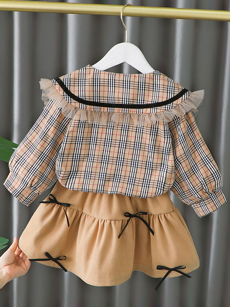 Kétrészes, szalagos gyerekkészlet - lányoknak