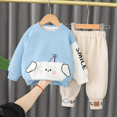 Kevadine komplekt tüdrukutele pükstega pluus