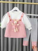 Dječji komplet iz dva dijela bluza i hlače - za djevojčice