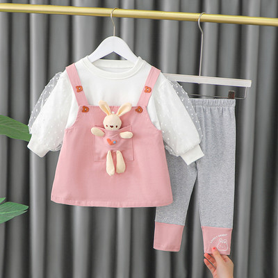 Dječji komplet iz dva dijela bluza i hlače - za djevojčice