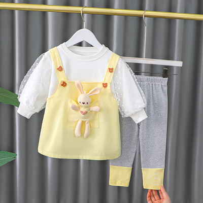 Dječji komplet iz dva dijela bluza i hlače - za djevojčice