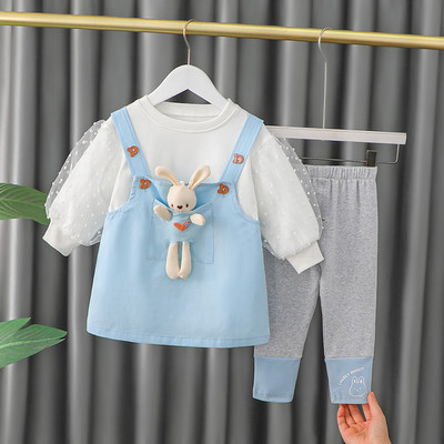 Dječji komplet iz dva dijela bluza i hlače - za djevojčice