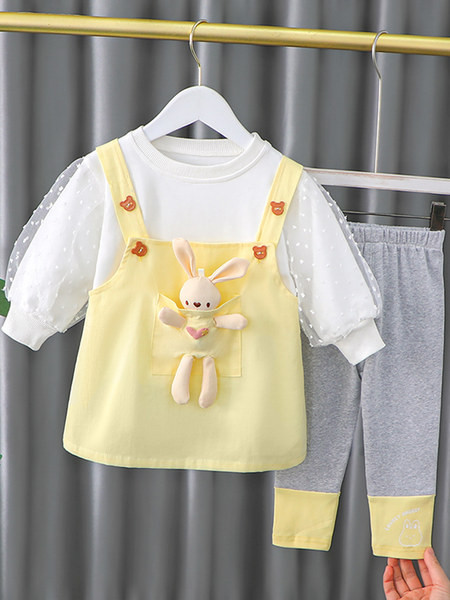 Dječji komplet iz dva dijela bluza i hlače - za djevojčice