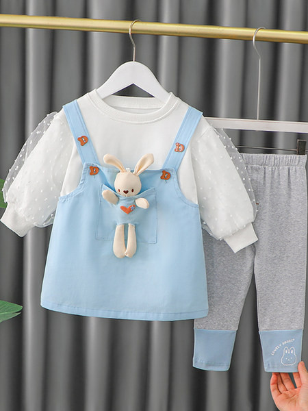 Dječji komplet iz dva dijela bluza i hlače - za djevojčice