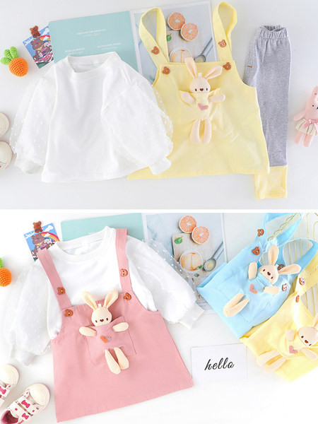 Dječji komplet iz dva dijela bluza i hlače - za djevojčice