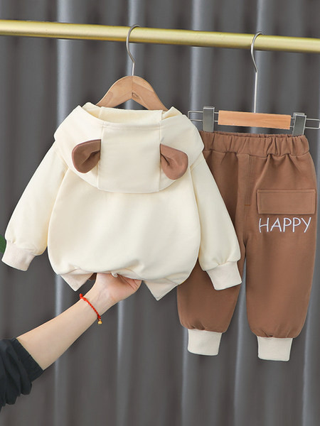 Gyerek szett kapucnival három színben lányoknak