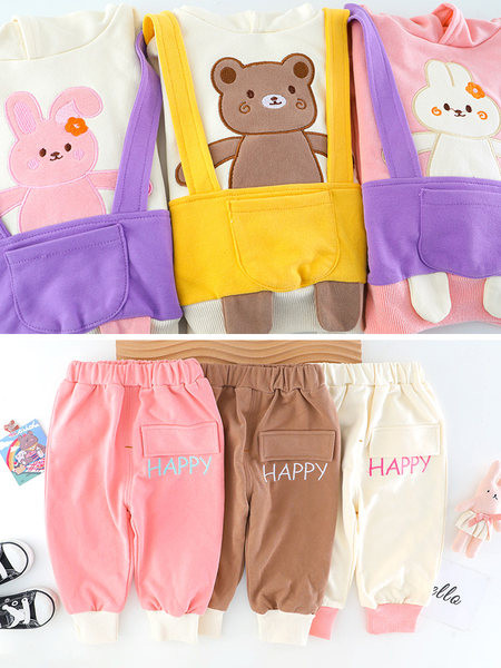 Gyerek szett kapucnival három színben lányoknak