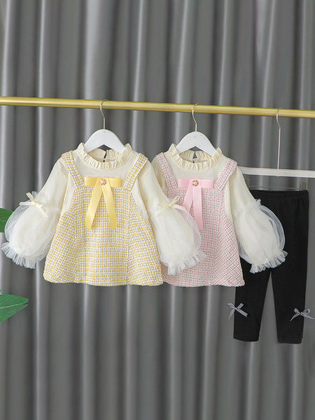 Stiilne tülli ja paeltega lastekomplekt tüdrukutele