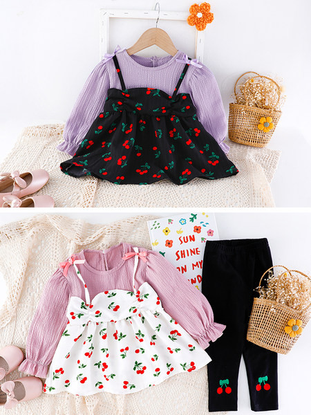 Gyermek szett hímzéssel - lányoknak