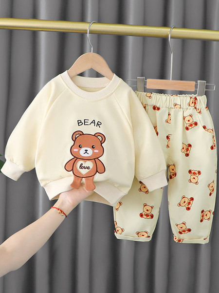 Παιδικό καθημερινό σετ για κορίτσια με απλικέ χρώματος