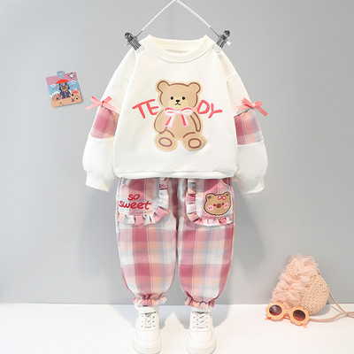 Παιδικό σετ δύο μέρη για κορίτσια με απλικέ