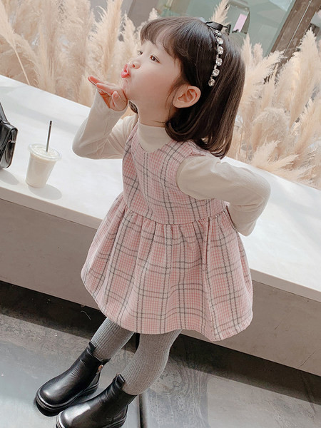 Nööpidega lastepleedi komplekt tüdrukutele