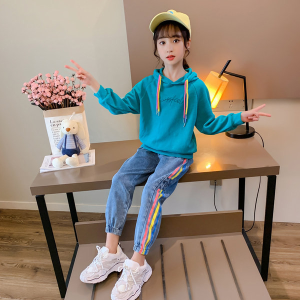 Igapäevane lastekomplekt tüdrukutele - kaheosaline