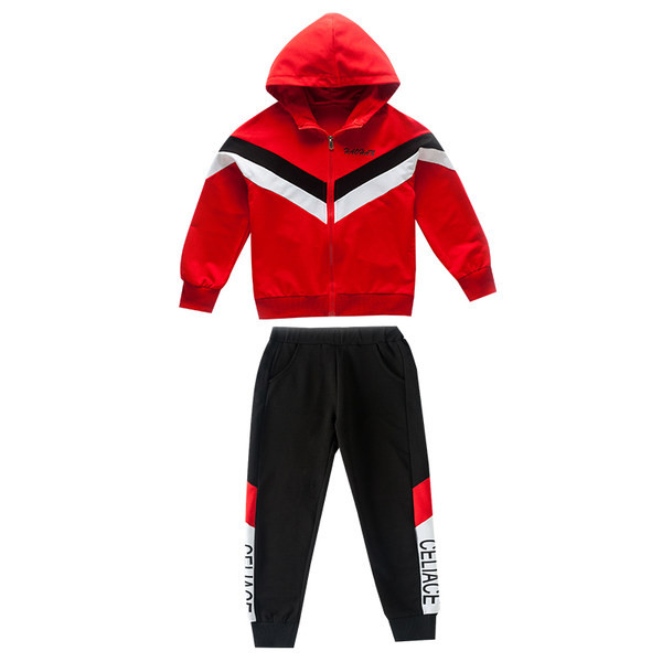 Γυναικείο σετ σε μαύρο και κόκκινο χρώμα