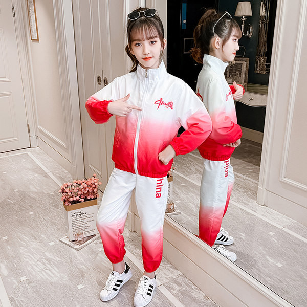 Kétrészes sport gyerekkészlet - lányoknak