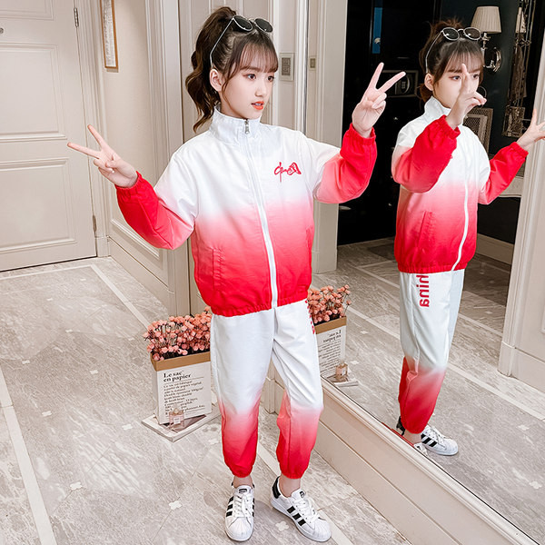 Kétrészes sport gyerekkészlet - lányoknak