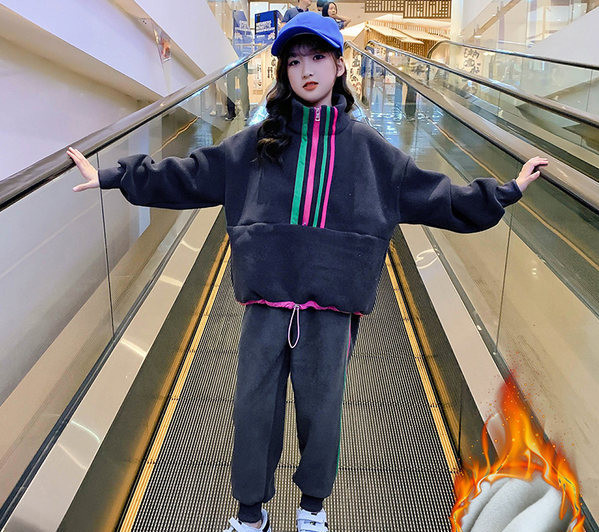 Kaheosaline laste talvekomplekt tüdrukutele