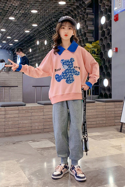 Dječji komplet bluze s vezom i donjeg rublja za djevojčice