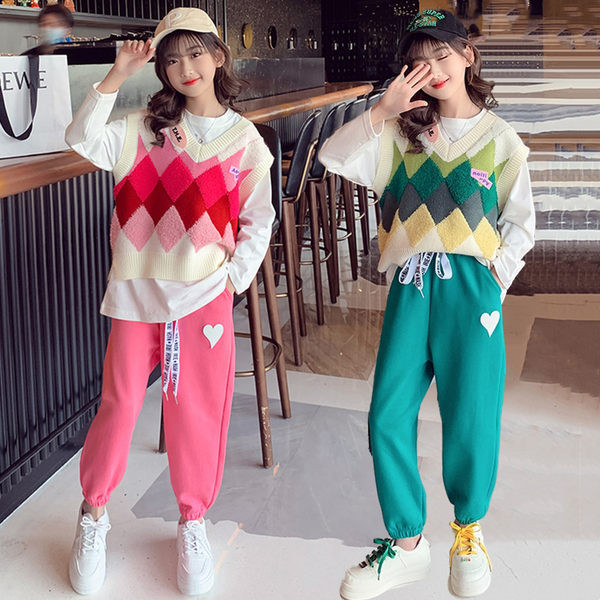 Három részből álló napi készlet, szív rátéttel