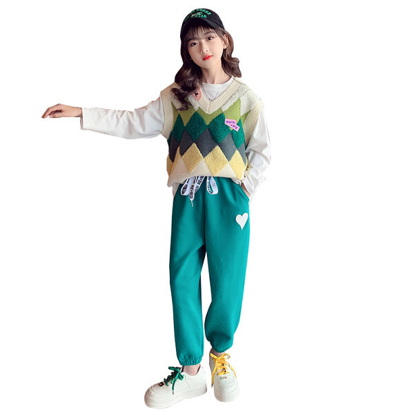 Három részből álló napi készlet, szív rátéttel