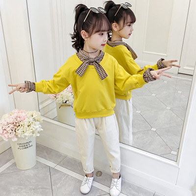 Παιδικό σετ για κορίτσια από μπλούζα και παντελόνι