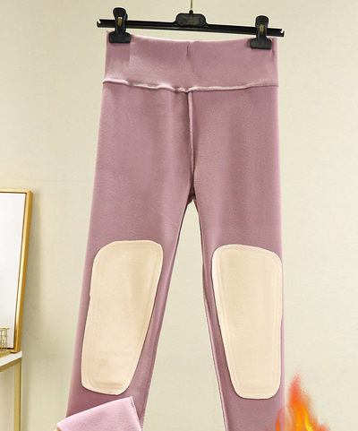 Női leggings magas derékkal és foltokkal