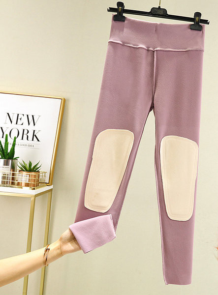 Női leggings magas derékkal és foltokkal