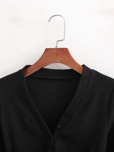 Női body V-nyakkal és nyakkendővel