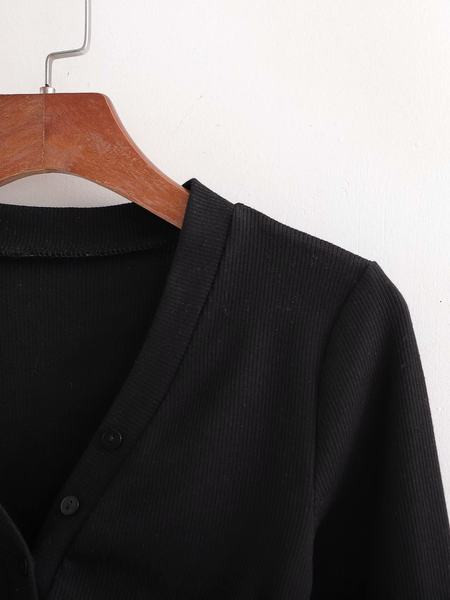 Női body V-nyakkal és nyakkendővel