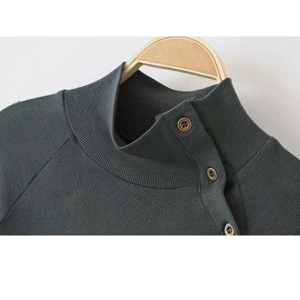 Γυναικείο κορμάκι με ασύμμετρο κούμπωμα σε τέσσερα χρώματα