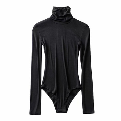 Sügis-talvine velvetist jersey body polo kraega